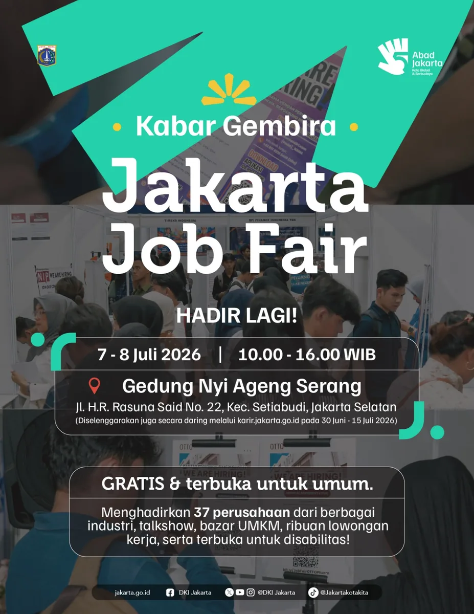 Job Fair Kabupaten Temanggung 2026 (Suku Dinas TKTE Wilayah Kabupaten Temanggung Barat) : 7-8 Juli 2026